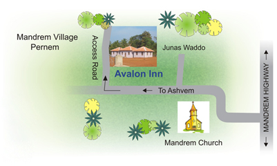 Avalon Inn location map