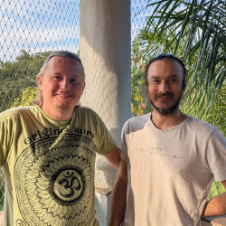 Filip Kliestik with guest instructor Dr Rajbir Dhillon 🧘🏻&zwj;♂️🧘🏻&zwj;♀️